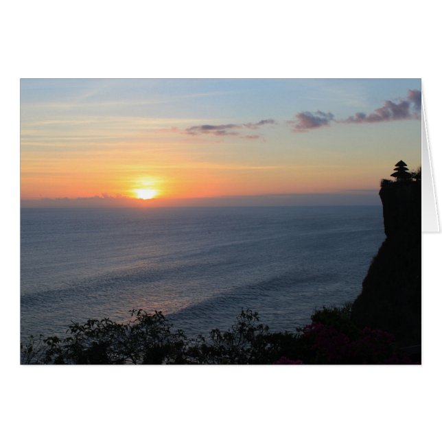 Coucher de soleil tropical (Devant horizontal)