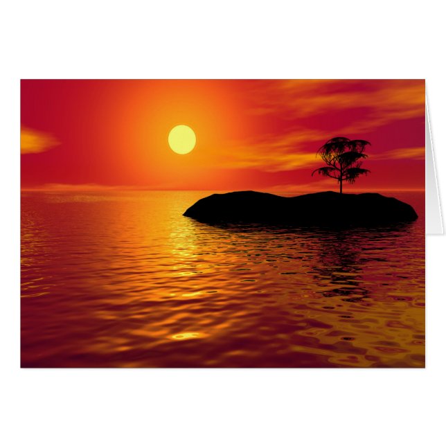 Coucher du soleil (Devant horizontal)