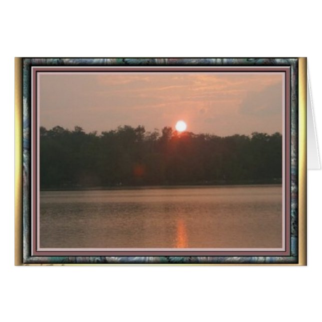 Coucher du soleil (Devant horizontal)