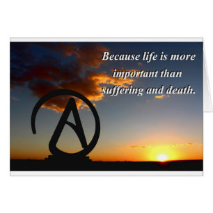 Coucher du soleil athée