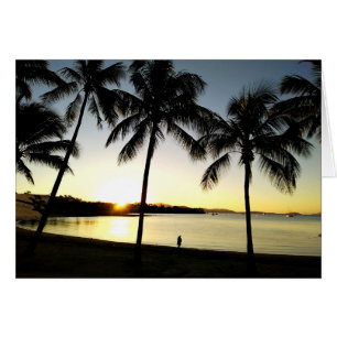 Coucher du soleil au-dessus de la plage d'Airlie,
