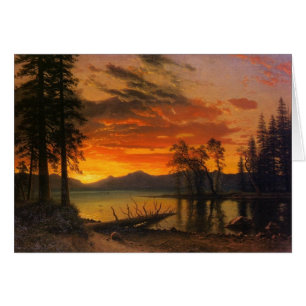Coucher du soleil au-dessus de la rivière