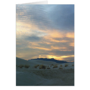 Coucher du soleil aux sables blancs