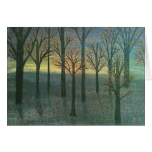 Coucher du soleil d'automne