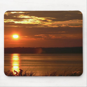 Coucher du soleil de beauté - tapis de souris