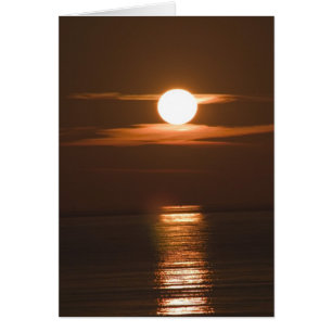 Coucher du soleil de la Croatie