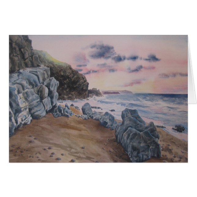 Coucher du soleil de plage (Devant horizontal)