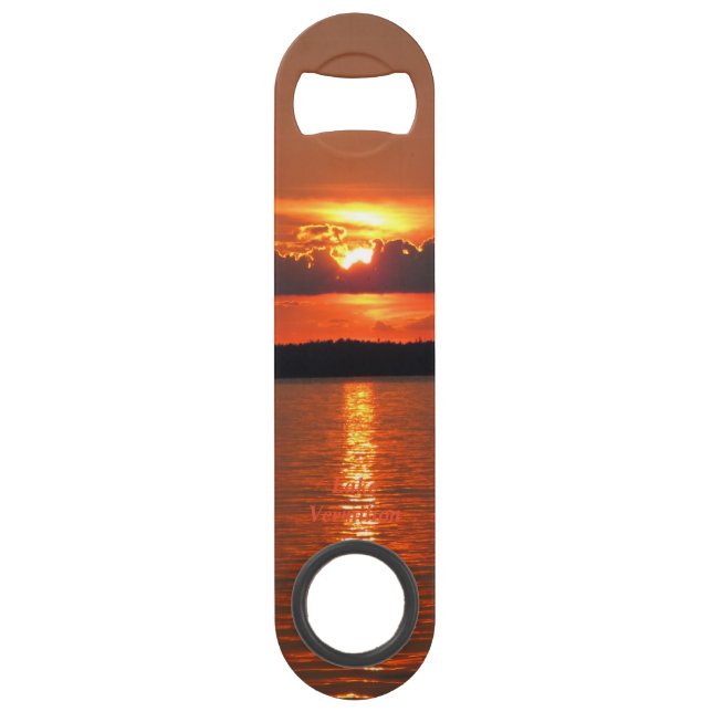 Coucher du soleil de Vermilion de lac (Devant)