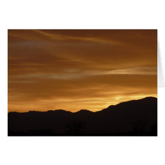 Coucher du soleil du Wyoming