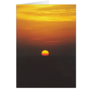 Coucher du soleil - la mer Méditerranée