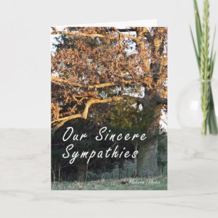 Coucher du soleil sur la carte de sympathie