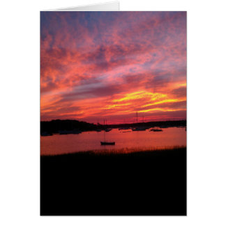 Coucher du soleil sur le port