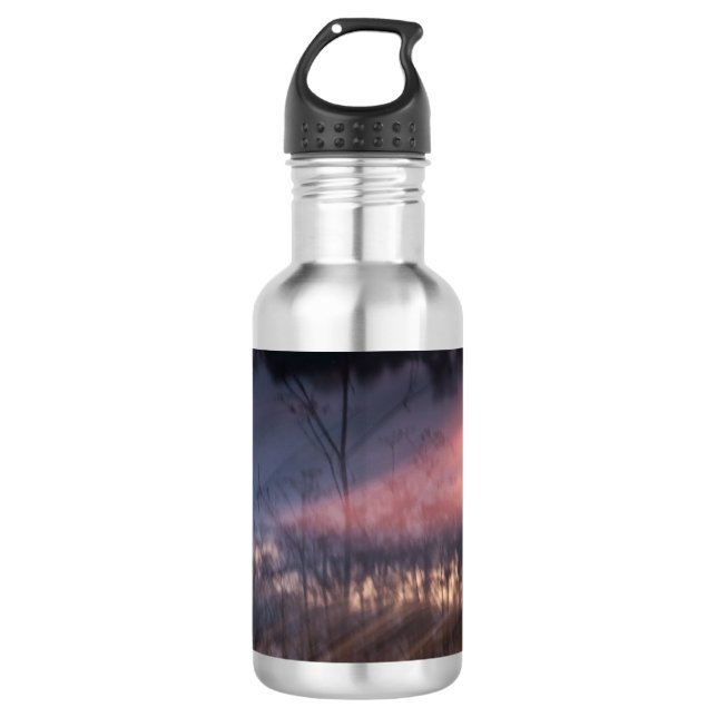 coucher soleil abstrait 532 ml water bottle (Front)