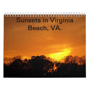 Couchers du soleil dans Virginia Beach, calendrier