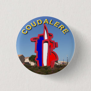 coudalere the barcarès swipes in 1 inch round button