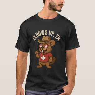 Coudes Haut Eh Castor Chapeau de Cowboy TShirt Drô