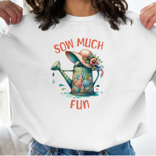 Coudre beaucoup de Sweatshirt blanc amusant