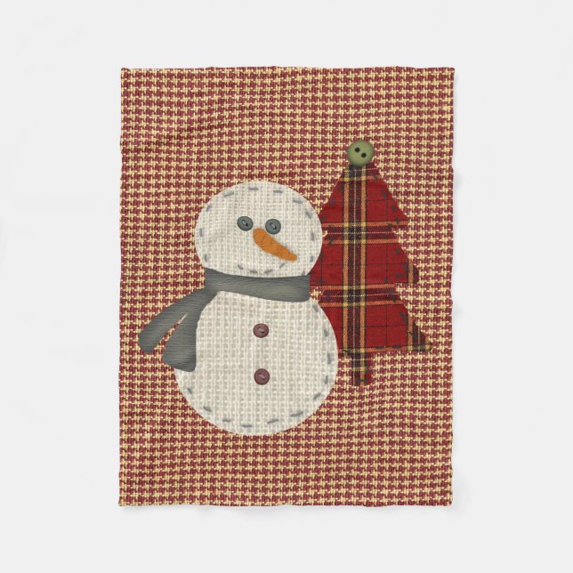 Coudre couverture en polaire de Noël (Devant)