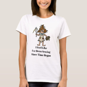 Coudre Depuis Le Temps Commence T-Shirt