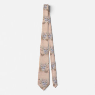Cougar and Butterflies Tie