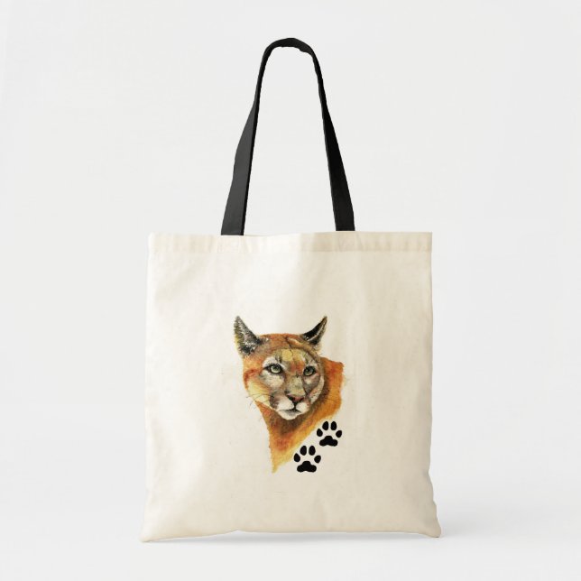 Cougar Animal Tote Bag (Front)