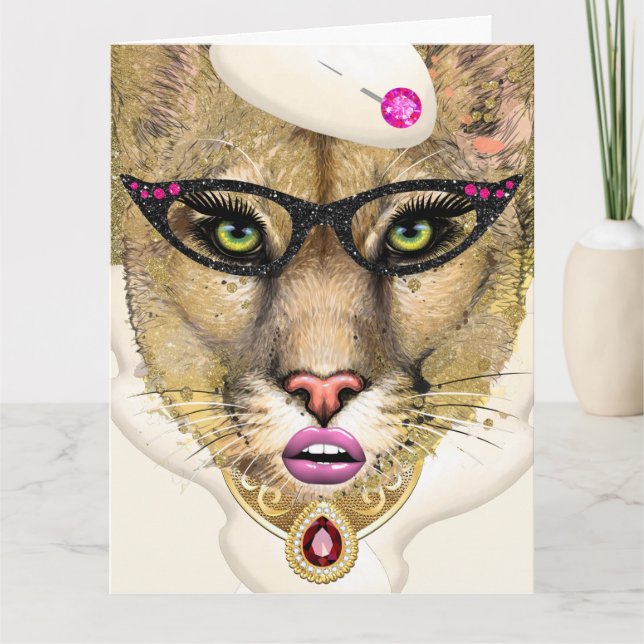 COUGAR - ANNIVERSAIRE - REPORTEZ-VOUS À LA CARTE D (Devant)