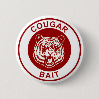 Cougar Bait 2 Inch Round Button
