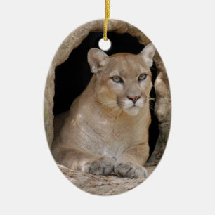 Cougar Christmas Ornament
