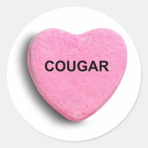 COUGAR CLASSIC ROUND STICKER