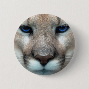 Cougar cub 2 inch round button