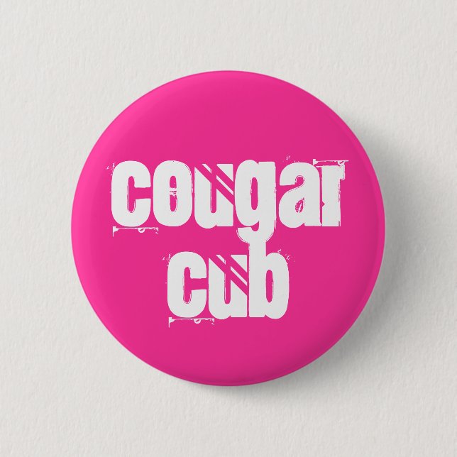 Cougar Cub 2 Inch Round Button (Front)