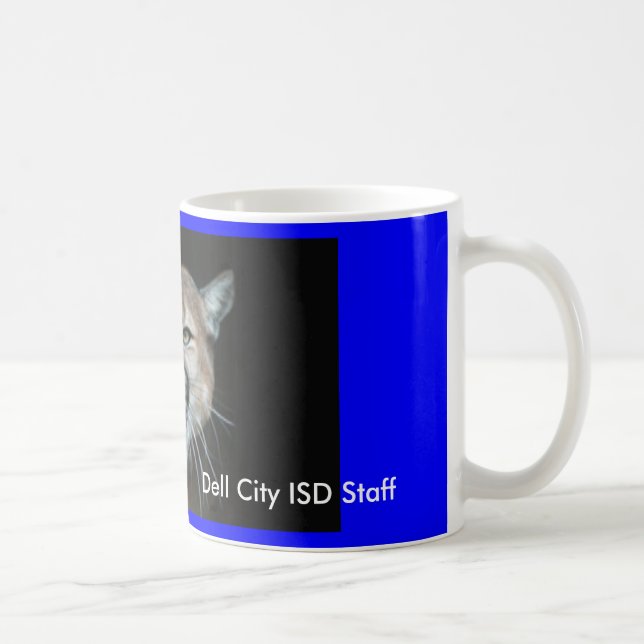 Cougar, Dell City ISD Staff Coffee Mug (Right)