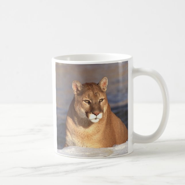 Cougar Face Coffee Mug (Right)