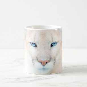 Cougar Face Wildlife Coffee Mug