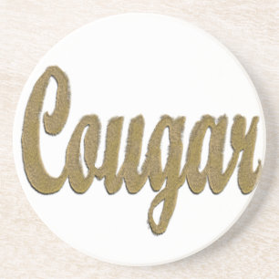 Cougar - Furry Text Coaster