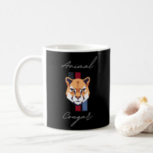 cougar head coffee mug