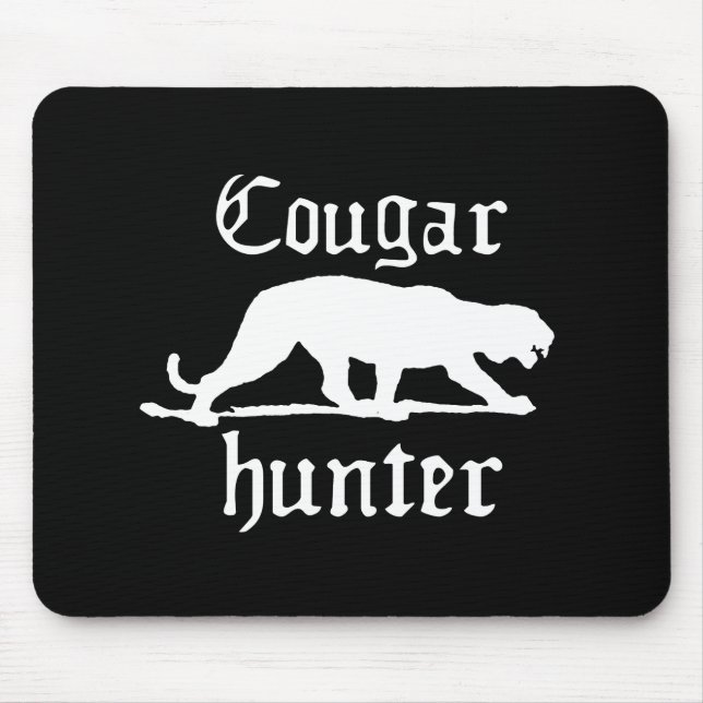 COUGAR HUNTER T-shirt Mouse Pad (Front)