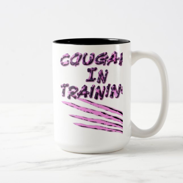 Cougar In Training Claw Marks Mug (Right)