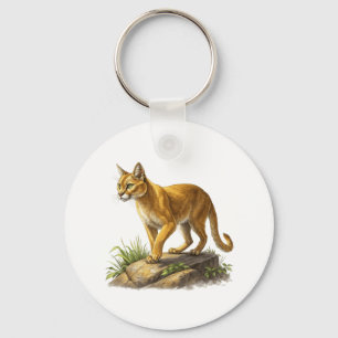 Cougar Keychain