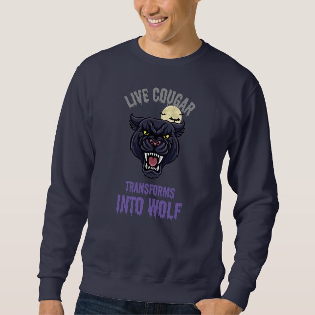 cougar live  sweatshirt (Front)