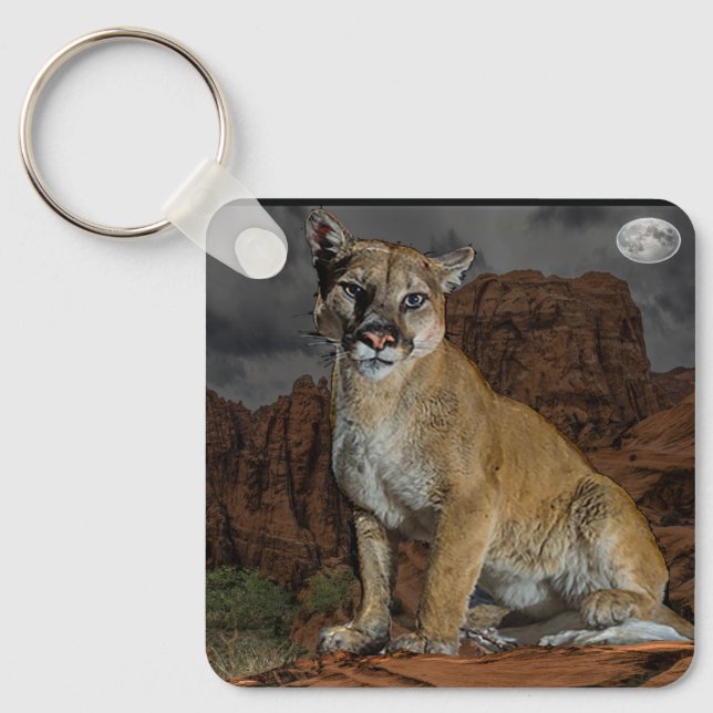 cougar mountain  keychain (Front)