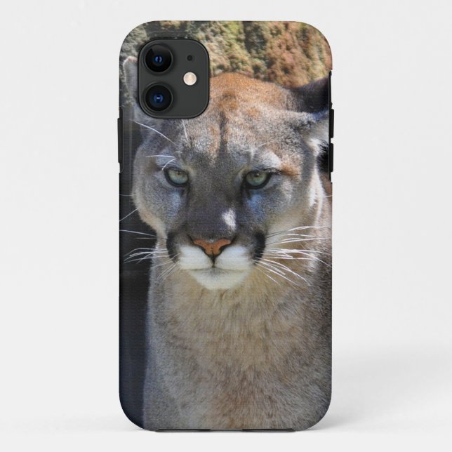 Cougar Mountain Lion Big Cat Art Coque (Dos)