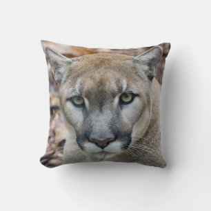 Cougar, mountain lion, Florida panther, Puma Throw Pillow