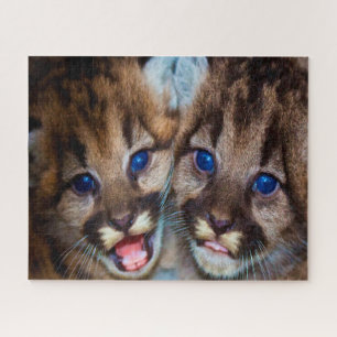 Cougar Mountain Lion. Jigsaw Puzzle