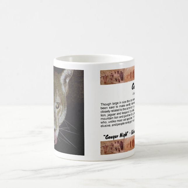 Cougar Night Coffee Mug (Center)