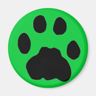 COUGAR PAW PRINT MAGNET