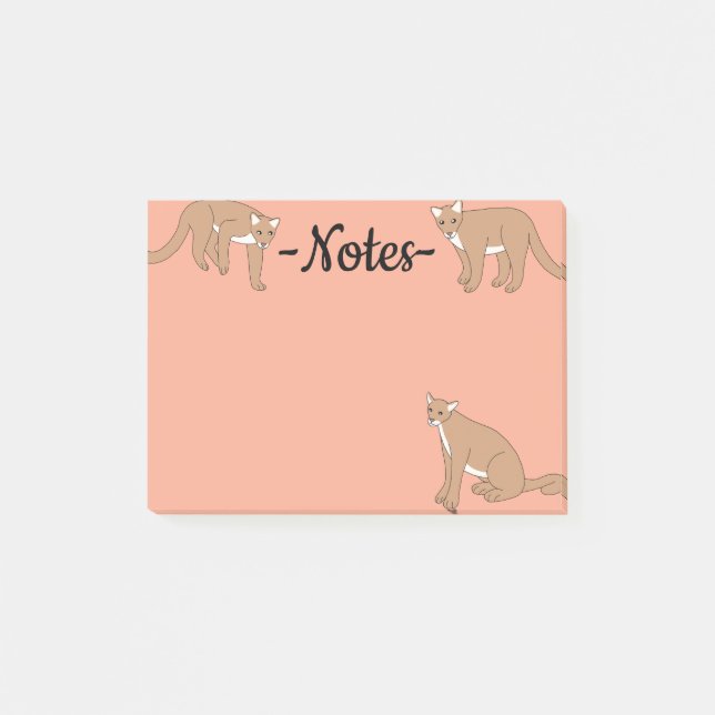 Cougar Post-it Notes (Front)
