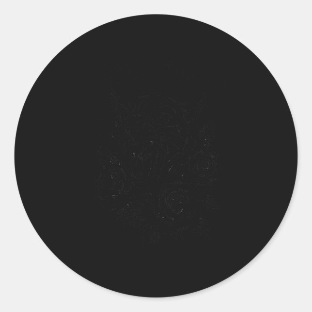 Cougar Puberty Funny Menopause Perimenopause  Classic Round Sticker (Front)