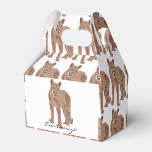 Cougar Puma Mountain Lion Thunder_Cove Favor Box