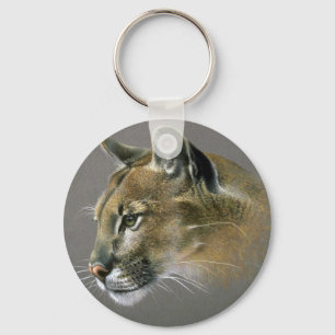 Cougar study keychain